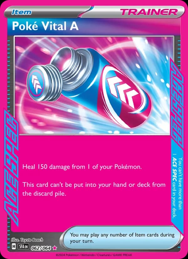 Poké Vital A — Shrouded Fable, ACE SPEC Rare