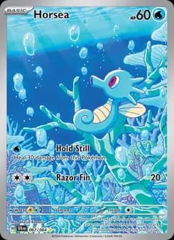 Horsea — Shrouded Fable — Illustration rare