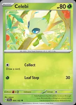 Celebi — Stellar Crown — Uncommon