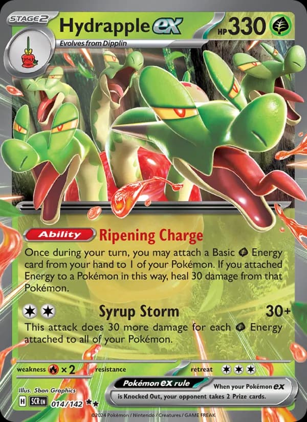 Hydrapple ex — Stellar Crown, Double rare