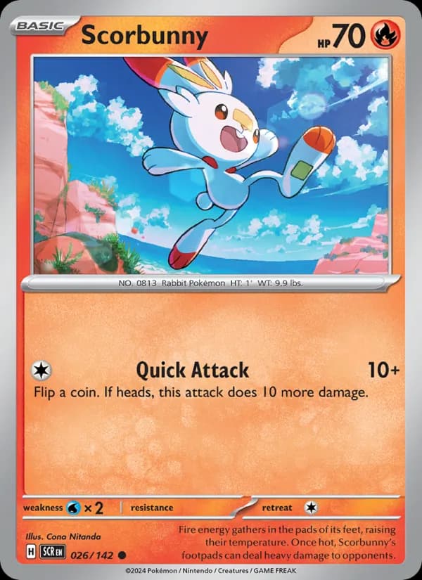 Scorbunny — Stellar Crown, Common