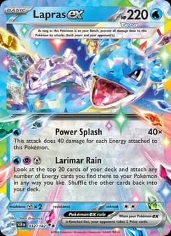 Lapras ex — Stellar Crown — Double rare