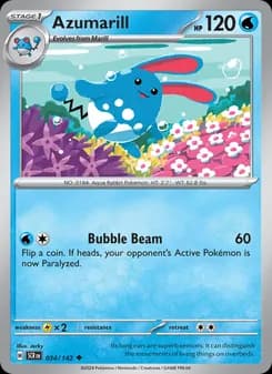 Azumarill — Stellar Crown — Uncommon