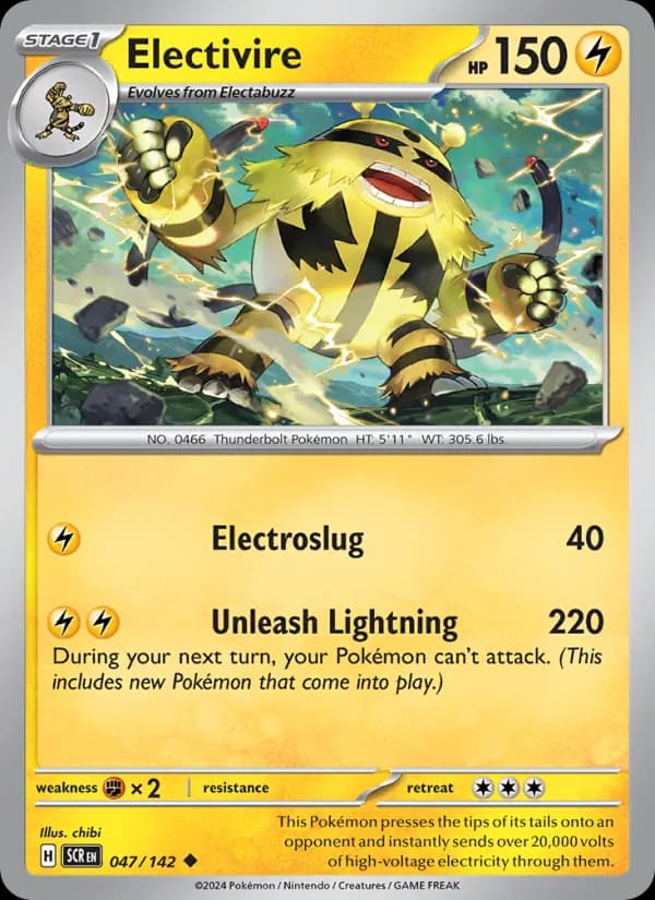 Electivire — Stellar Crown, Uncommon