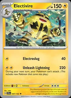 Electivire — Stellar Crown — Uncommon