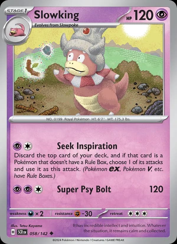 Slowking — Stellar Crown, Uncommon