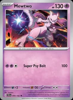 Mewtwo — Stellar Crown — Uncommon