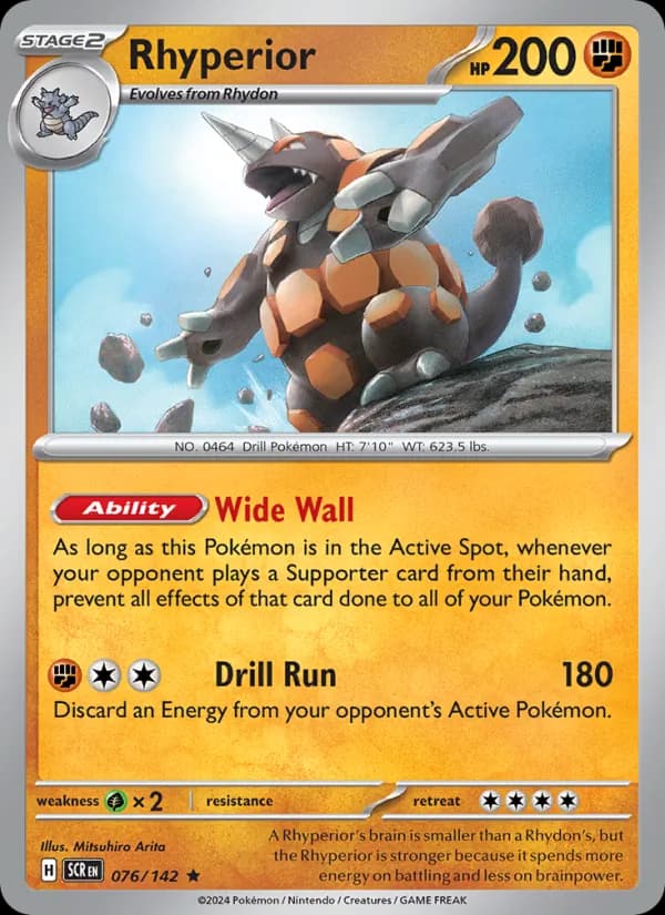 Rhyperior — Stellar Crown, Rare