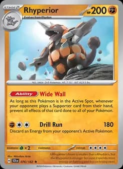 Rhyperior — Stellar Crown — Rare