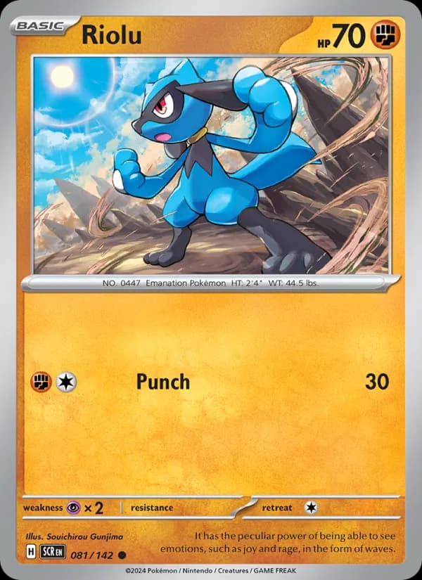 Riolu — Stellar Crown, Common