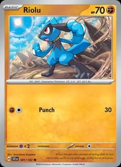 Riolu — Stellar Crown — Common