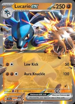 Lucario ex — Stellar Crown — Double rare