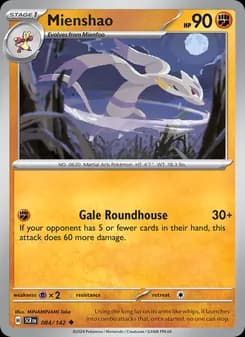 Mienshao — Stellar Crown — Uncommon