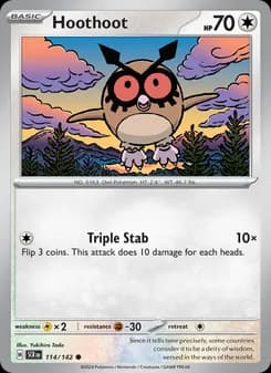 Hoothoot — Stellar Crown — Common