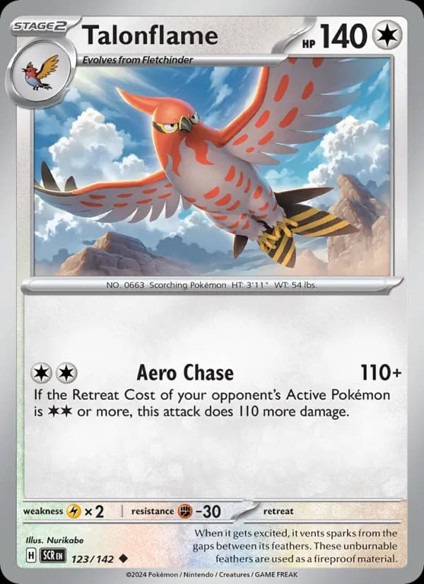Talonflame — Stellar Crown, Uncommon