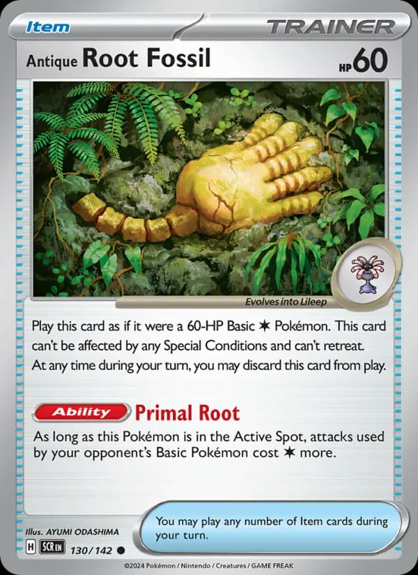 Antique Root Fossil — Stellar Crown, Common