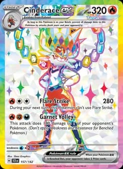 Cinderace ex — Stellar Crown — Ultra Rare
