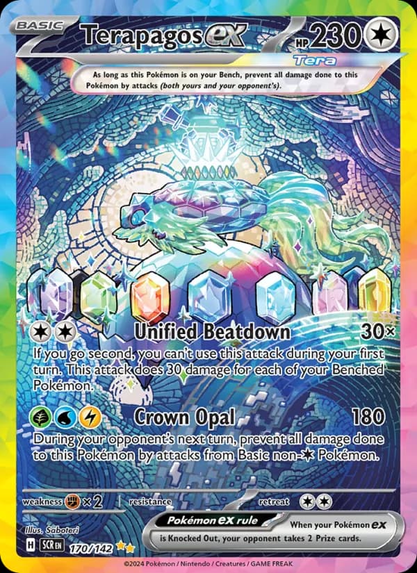 Terapagos ex — Stellar Crown, Special illustration rare
