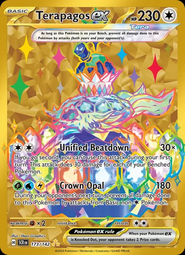 Terapagos ex — Stellar Crown, Hyper rare
