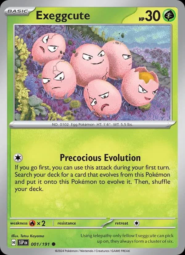 Exeggcute — Surging Sparks, Common
