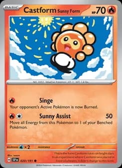 Castform Sunny Form — Surging Sparks — Common