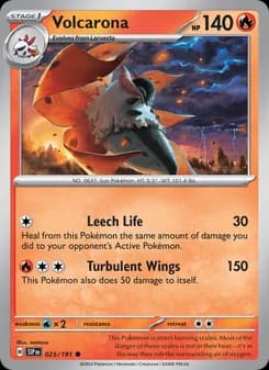 Volcarona — Surging Sparks — Common