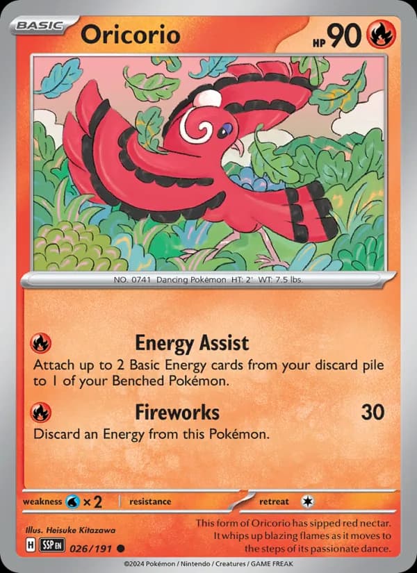 Oricorio — Surging Sparks, Common