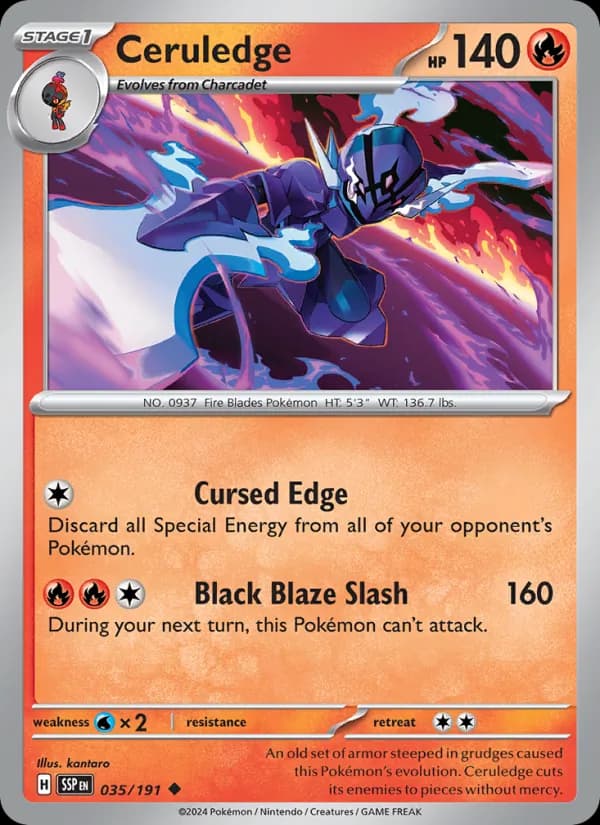 Ceruledge — Surging Sparks, Uncommon