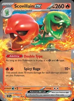 Scovillain ex — Surging Sparks — Double rare