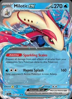 Milotic ex — Surging Sparks — Double rare
