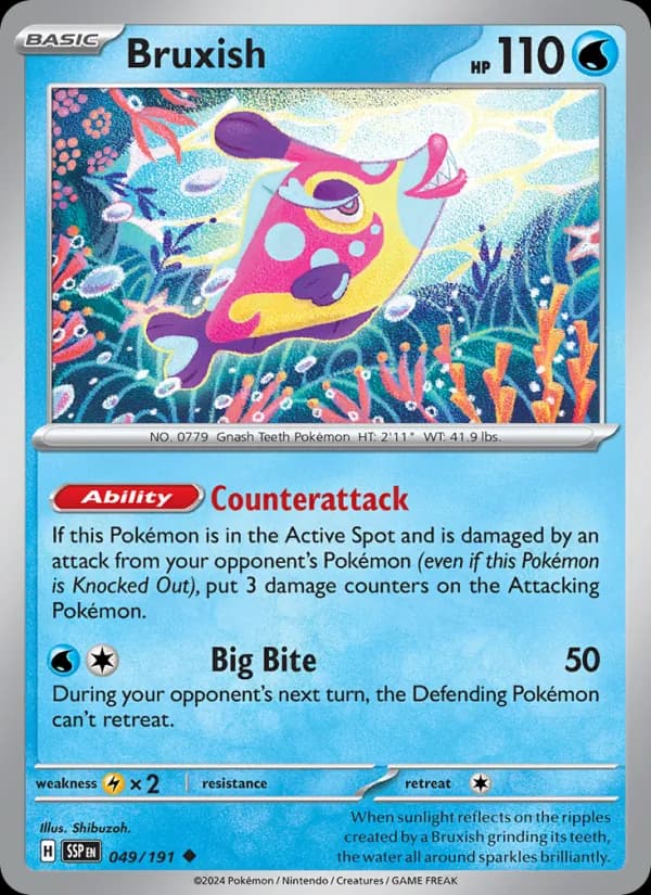 Bruxish — Surging Sparks, Uncommon