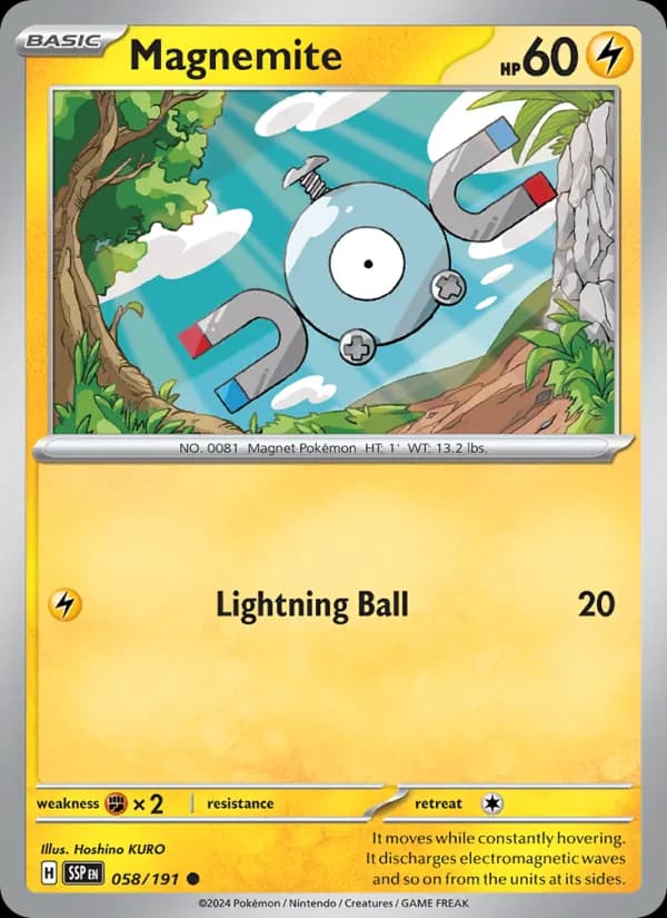 Magnemite — Surging Sparks, Common