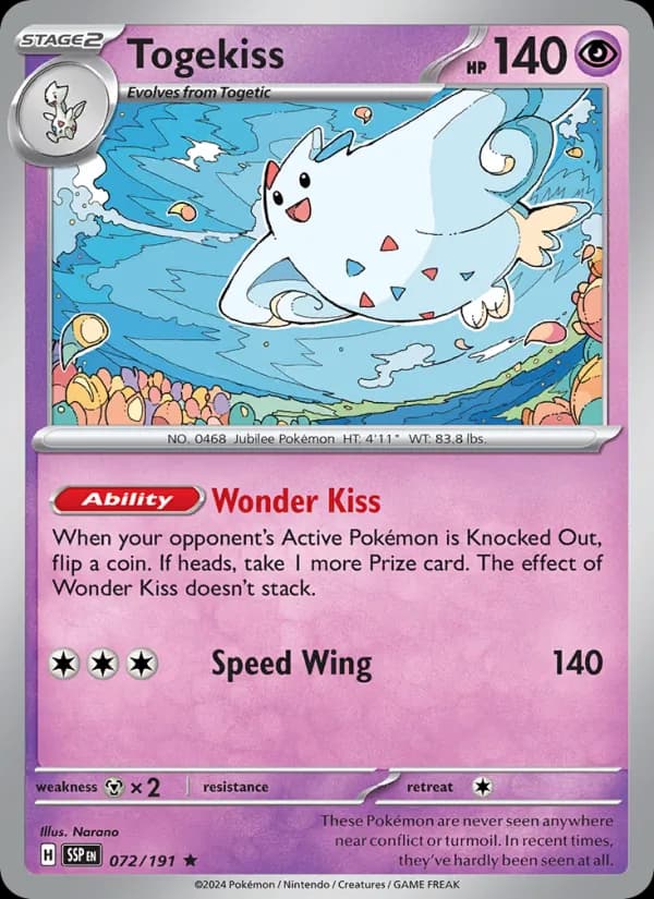 Togekiss — Surging Sparks, Rare
