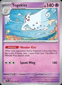 Togekiss — Surging Sparks — Rare
