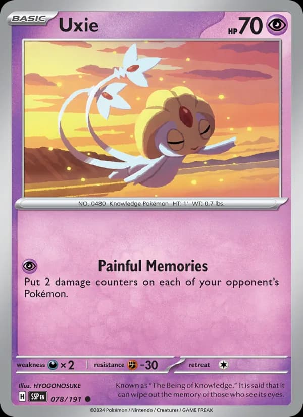 Uxie — Surging Sparks, Common