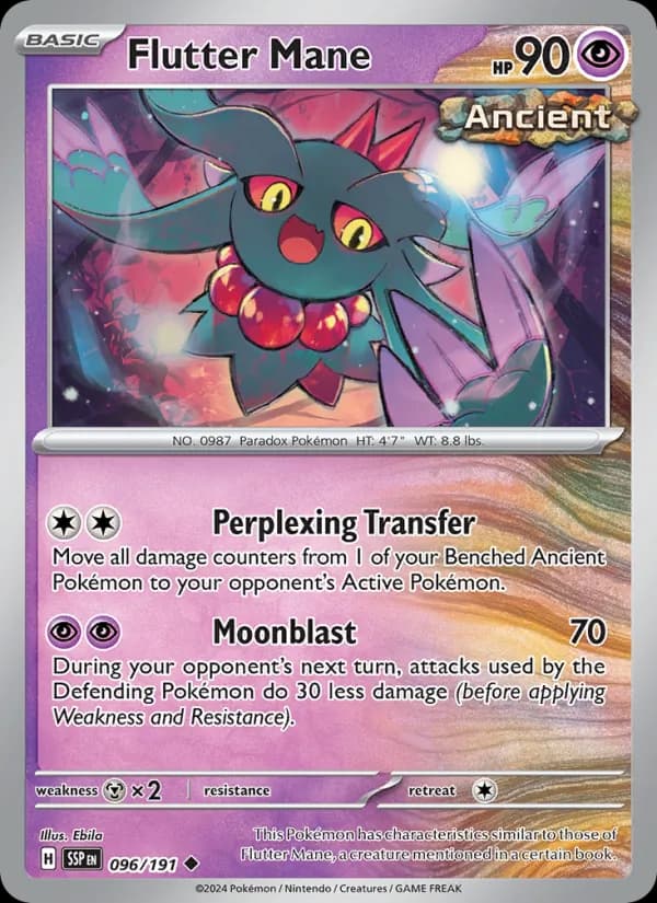 Flutter Mane — Surging Sparks, Uncommon