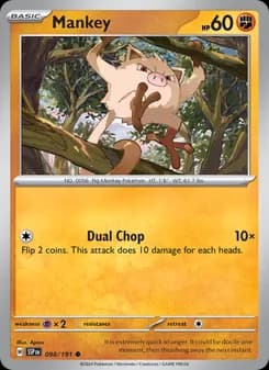 Mankey — Surging Sparks — Common