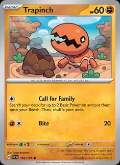 Trapinch — Surging Sparks — Common