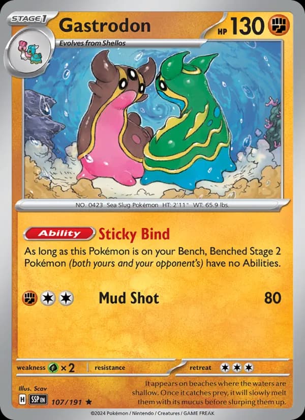 Gastrodon — Surging Sparks, Rare