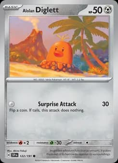 Alolan Diglett — Surging Sparks — Common