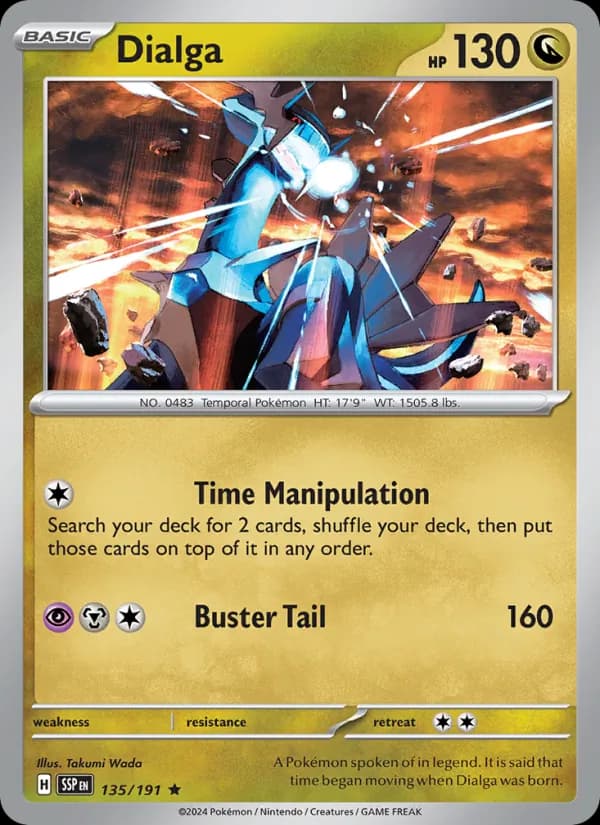 Dialga — Surging Sparks, Rare