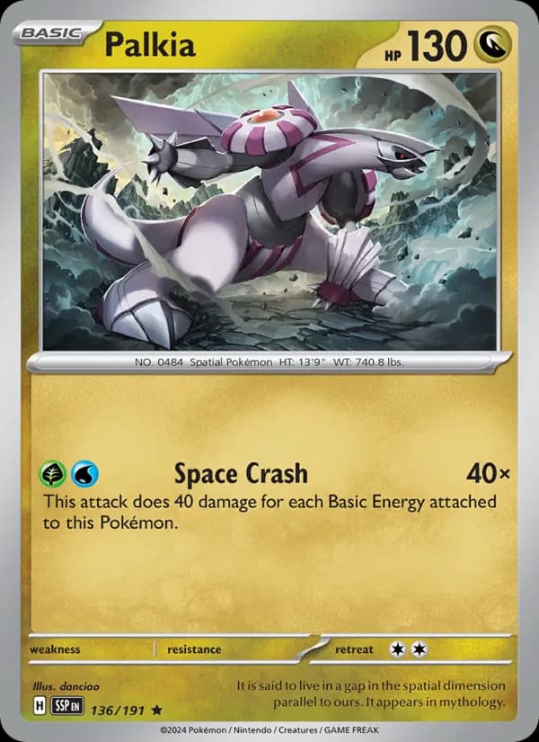 Palkia — Surging Sparks, Rare