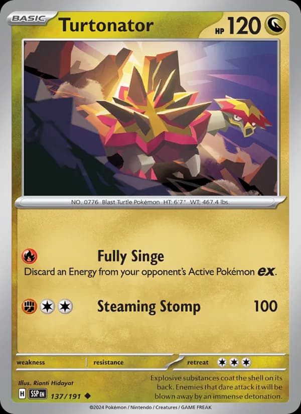 Turtonator — Surging Sparks, Uncommon