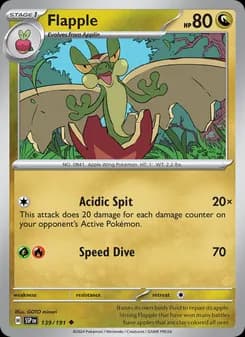 Flapple — Surging Sparks — Uncommon