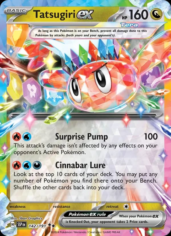 Tatsugiri ex — Surging Sparks, Double rare
