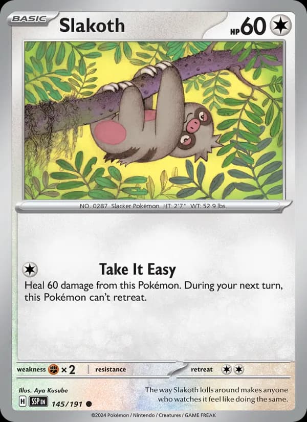 Slakoth — Surging Sparks, Common
