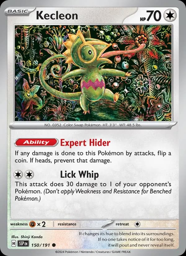 Kecleon — Surging Sparks, Common