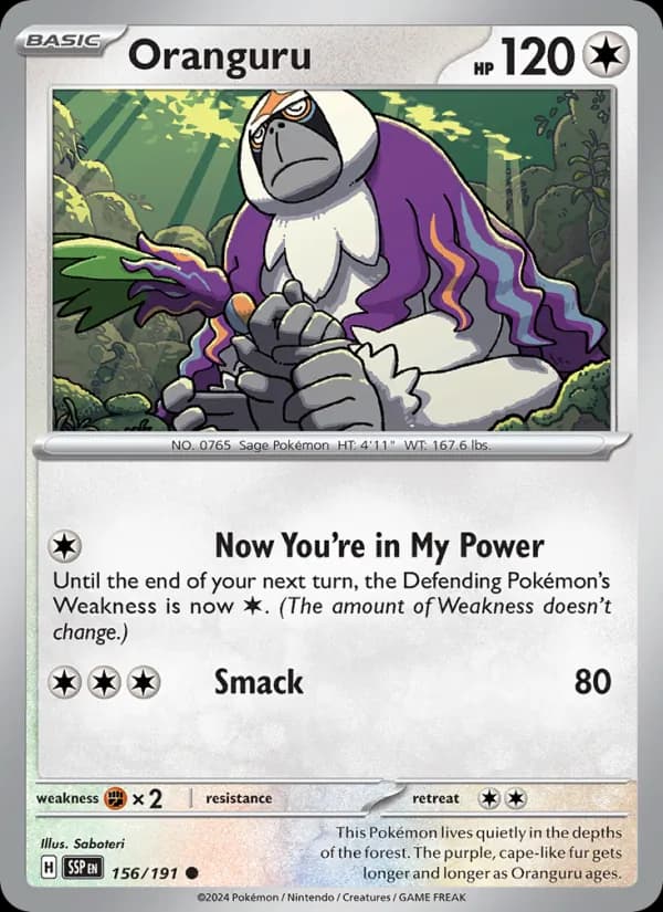 Oranguru — Surging Sparks, Common
