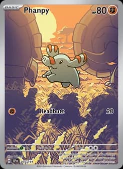 Phanpy — Surging Sparks — Illustration rare
