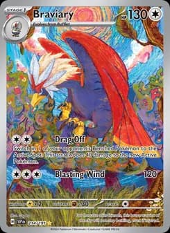 Braviary — Surging Sparks — Illustration rare